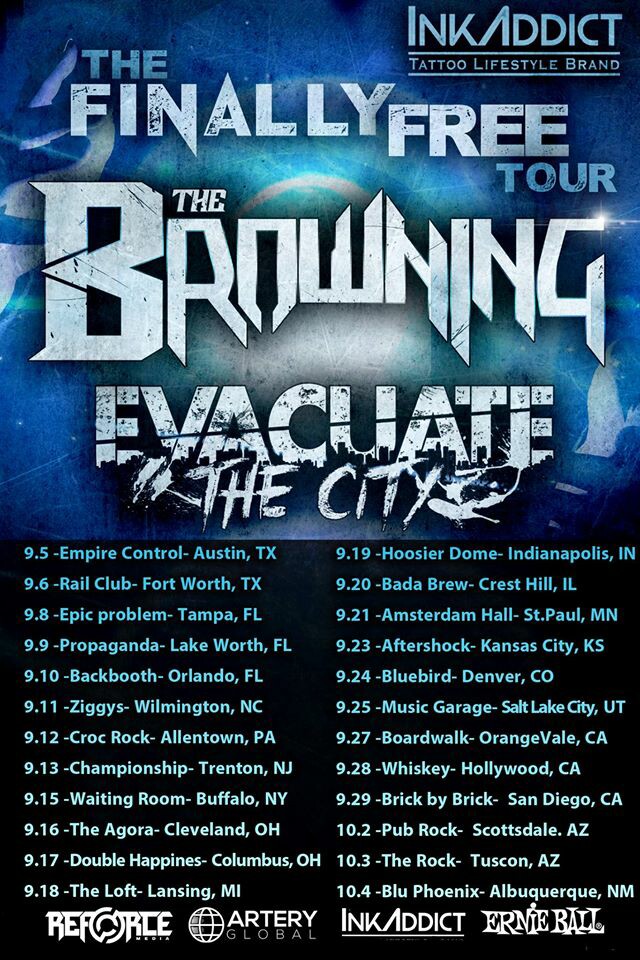 Evacuate the City tours with The Browning
